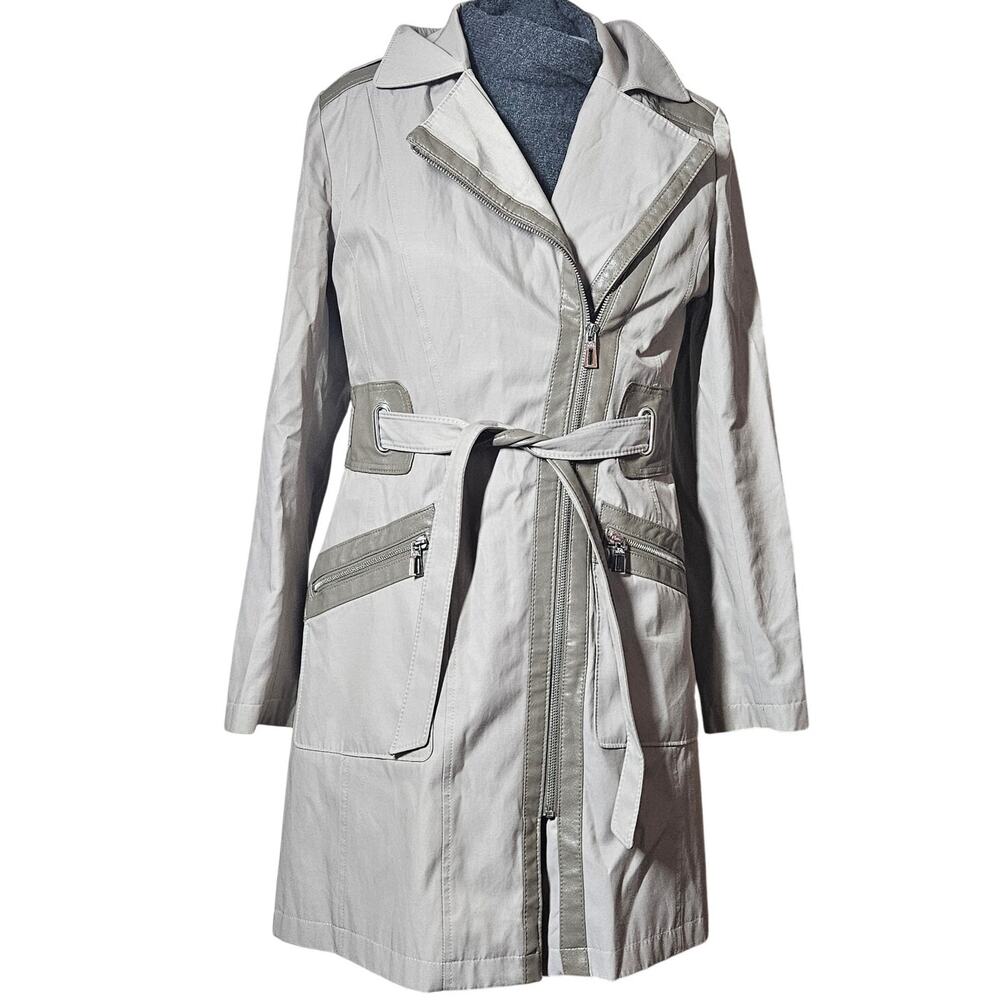 Via Spiga Belted Trench Coat Size XS